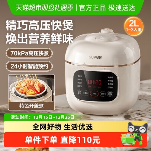 SUPOR/苏泊尔迷你多功能电压力锅