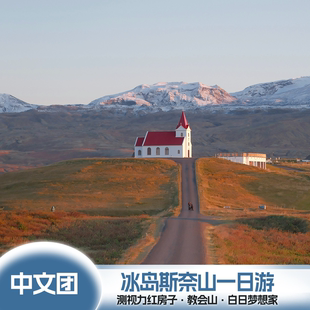 中文团冰岛斯奈山半岛一日游测视力的红房子黑沙滩西部峡湾草帽山