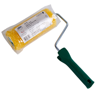 德国克里斯汀 中闭孔黄色拉毛滚筒刷 镂空海绵滚刷 油漆滚筒刷