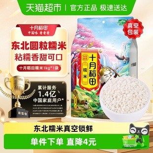 十月稻田糯米五谷杂粮粗粮东北圆糯米江米端午包粽子米 次日达