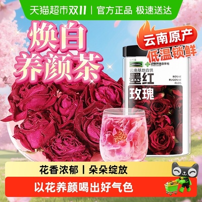 SunClara墨红玫瑰云南冻干大朵