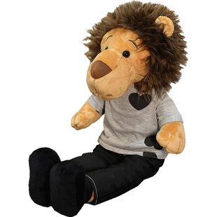 狮子玩偶李敏镐李衮同款布偶大狮子娃娃韩国可爱女孩毛绒玩具公仔