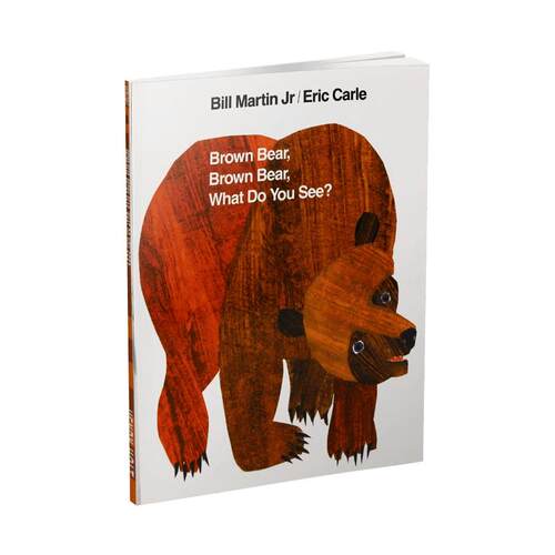 现货 廖彩杏推荐书单 Eric Carle 艾瑞·卡尔 英文原版 棕熊，棕熊，你看到了什么？ Brown Bear, What Do You See? 经典绘本