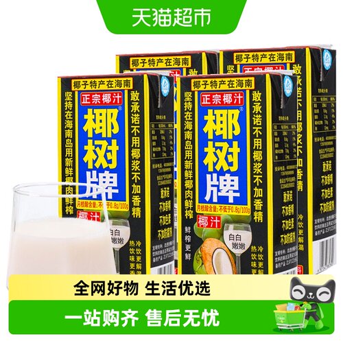椰树牌椰汁1L*3盒