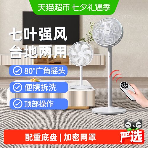 格力落地扇台地两用广域送风