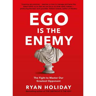 预售 英文原版 绝对自控 自我是敌人 失控的自信 Ego is the Enemy by Ryan Holiday