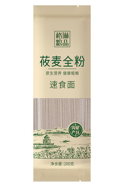 【轻食代餐】纯莜麦面条免煮泡食