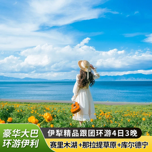 伊犁环游4日3晚赛里木湖 + 那拉提草原 + 库尔德宁精品跟团出行