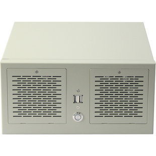 4槽壁挂工控机箱matx主板多COM串口嵌入式激光工业设备主机服务器