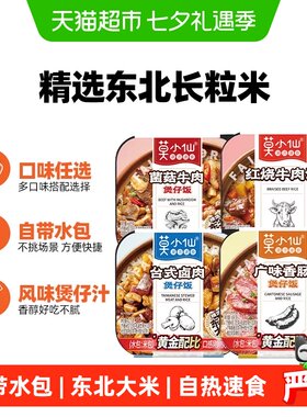 莫小仙自热米饭煲仔饭自带水包