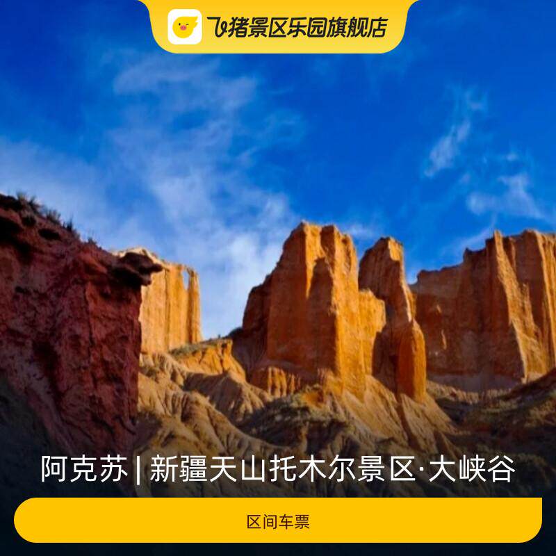 [新疆天山托木尔景区·大峡谷-区间车票]