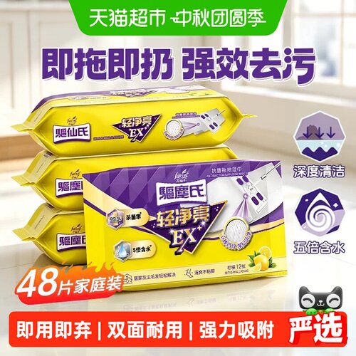 花仙子静电除尘纸即用即弃4包