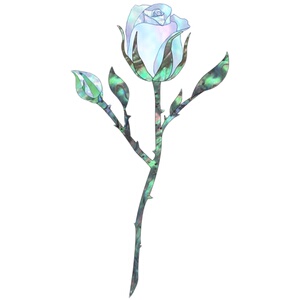 吉他乐器指板贴纸琴头贝壳logo面板背侧板贴纸个性装饰贴膜贴纸花