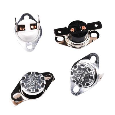 常闭KSD302温控开关40/70/90-150