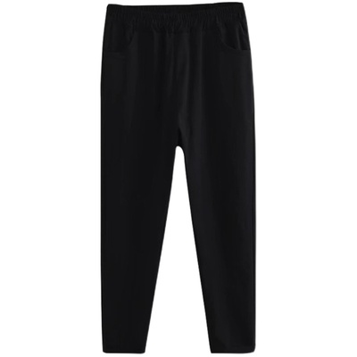 气质百搭弹力纯色小脚裤子