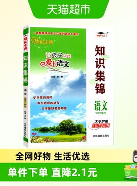 小学语文知识集锦 语文四川专版培优宝典升级版小升初知识大集