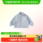 潮 童装 INSbobo儿童外套2025秋冬新款 女童夹棉外套男童毛毛衣冬季