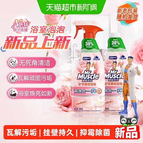 威猛先生浴室清洁泡泡500g*2