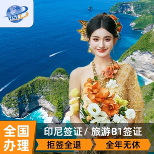 印度尼西亚·旅游签证·全国送签·直连官网 10分钟出 拒签退款 印尼EVOA落地签签证 印尼旅游商务电子签