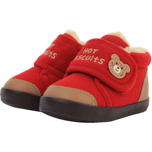 MIKIHOUSE旗舰店棉鞋宝宝加绒鞋冬鞋儿童雪地靴棉靴HOTBISCUITS