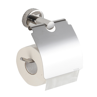 卫生间纸巾盒304钢欧式挂纸架