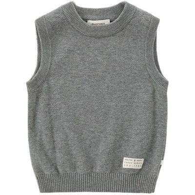 针织新款马夹外穿洋气风坎肩背心