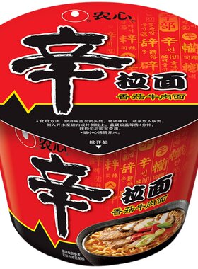 农心辛拉面香菇牛肉味面香醇正