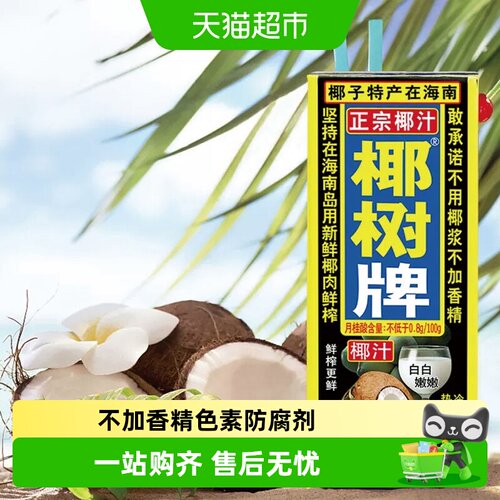 椰树牌正宗椰汁245ml×6盒×1组