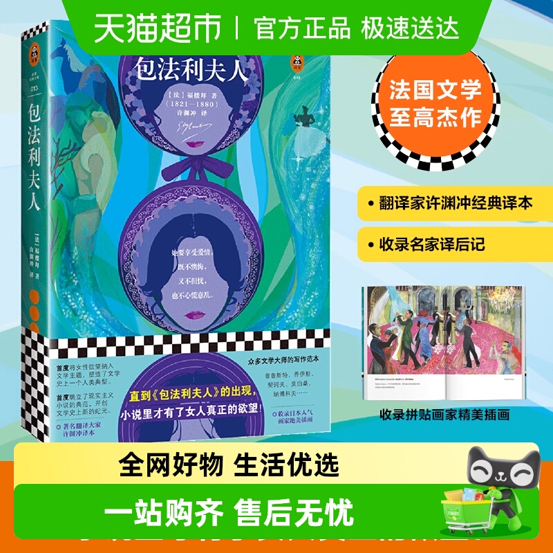 包法利夫人 新插画珍藏本 翻译文化终身成就奖 许渊冲经典译本