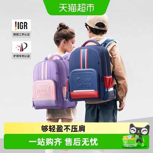 剑桥树18L儿童书包护脊减负