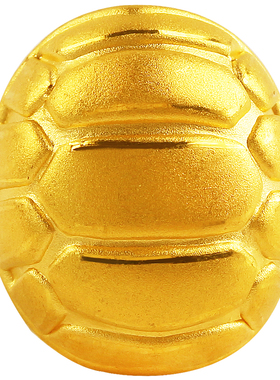黄金龟壳转运珠足金3d乌龟壳硬新