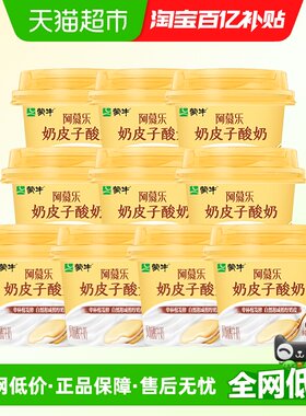 蒙牛阿慕乐奶皮子酸奶135g*10杯