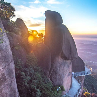 漫步云端悬崖天梯天空之境·纯玩上饶灵山半日游