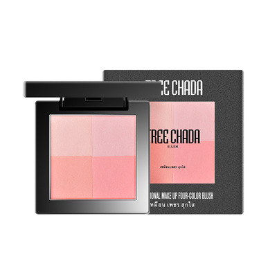 泰国正品treechada四色腮红腮红盘裸妆防水修容提升气色修饰轮廓