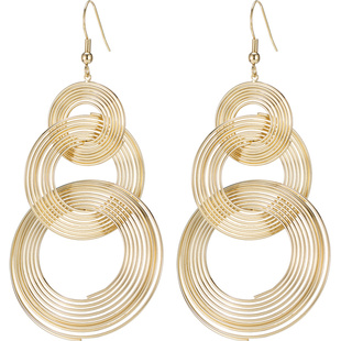 独特欧美夸张耳饰耳坠耳挂大圈耳环女2026新款爆款秋冬轻奢高级感