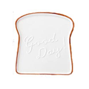 石径居北欧风GoodDay早餐盘法式浮雕陶瓷吐司面包盘芝士甜品盘子