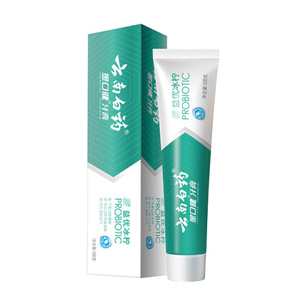 云南白药牙膏成人益生菌冰柠留兰