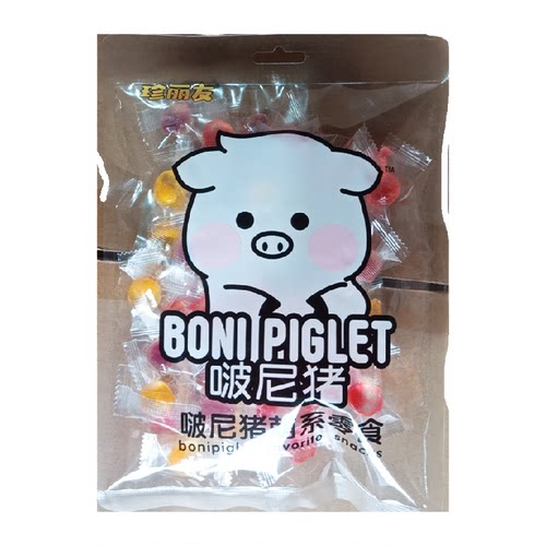 啵尼猪爆浆软糖水果味