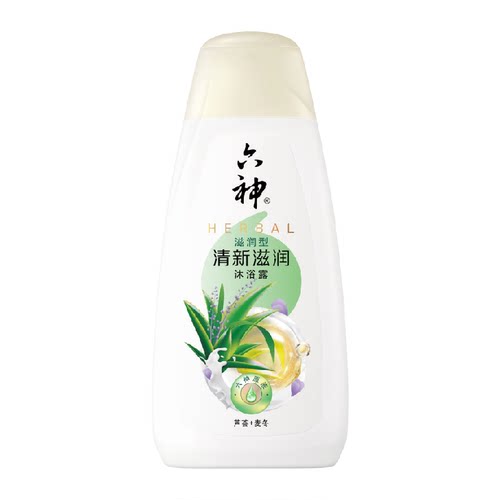 六神清新滋润持久留香芦荟沐浴露