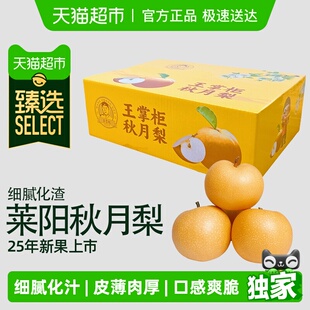 臻选【王掌柜】山东烟台莱阳秋月梨冰糖蜜梨细腻化汁