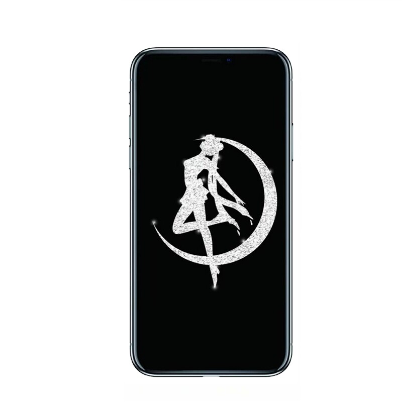 美少女适用iPhone14promax息影钢化膜11苹果12手机膜xr全屏13卡通
