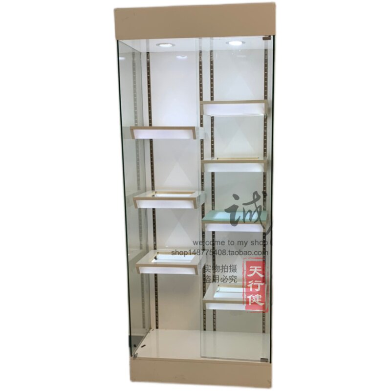 北京定做雕像展柜手办模型柜乐高高达玩具展示柜兵人玻璃柜奖杯柜