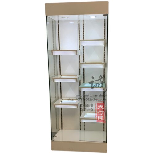 北京定做雕像展柜手办模型柜乐高高达玩具展示柜兵人玻璃柜奖杯柜