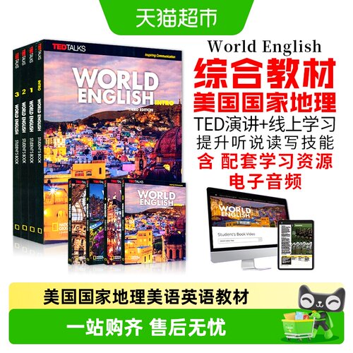原版美国地理世界英语cefr