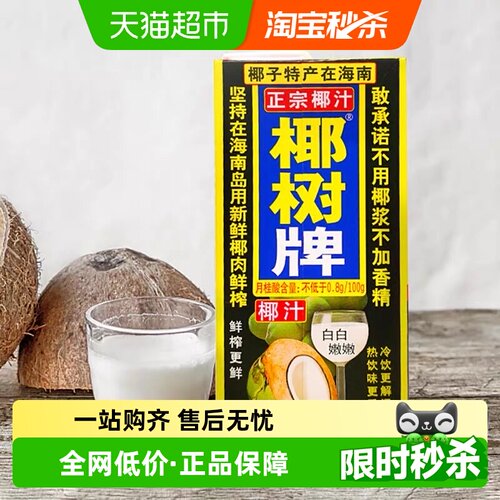 椰树牌椰汁1L*2盒大瓶装