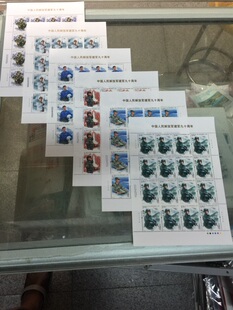 邮局正品 2017 原胶全品 完整大版 18建军九十周年纪念全同号