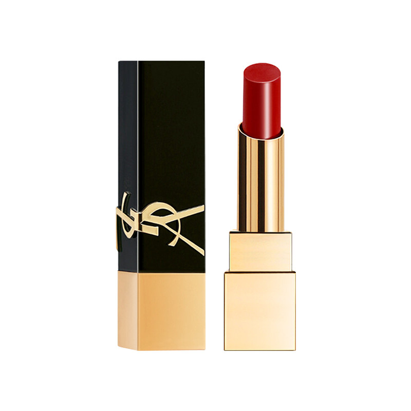 【七夕礼物】圣罗兰无畏釉光纯口红3g 黑金方管 至郁棕红显气色