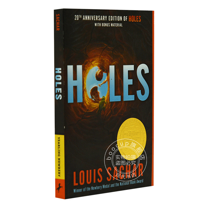 现货 Holes 别有洞天 英文原版 纽伯瑞奖小说 洞 Louis Sachar 少年儿童故事书 正版进口原版书籍 获奖图书