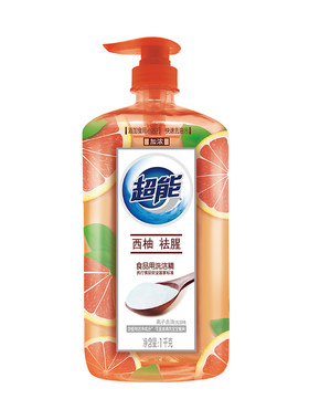 超能西柚洗洁精快速去油1kg