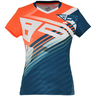 速迈夏季新款速干透气羽毛球服套装男女款团购运动比赛服气排球服